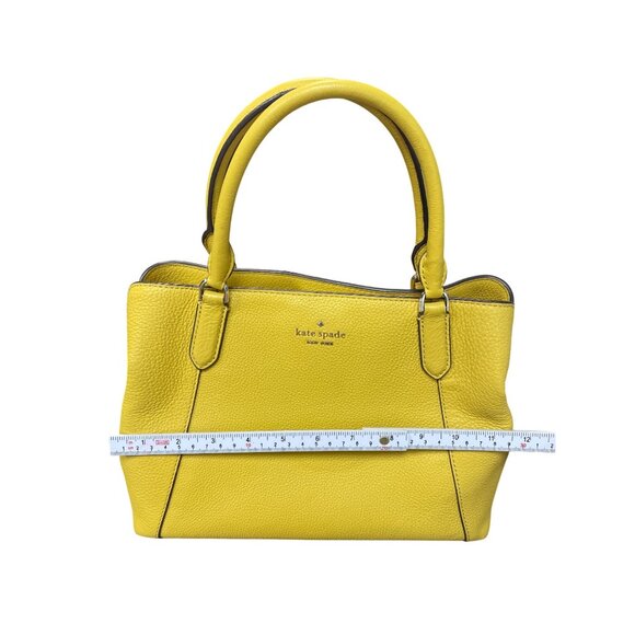Kate Spade NY Womans Mustard Yellow Satchel Crossbody SKU 9526 - Picture 11 of 16